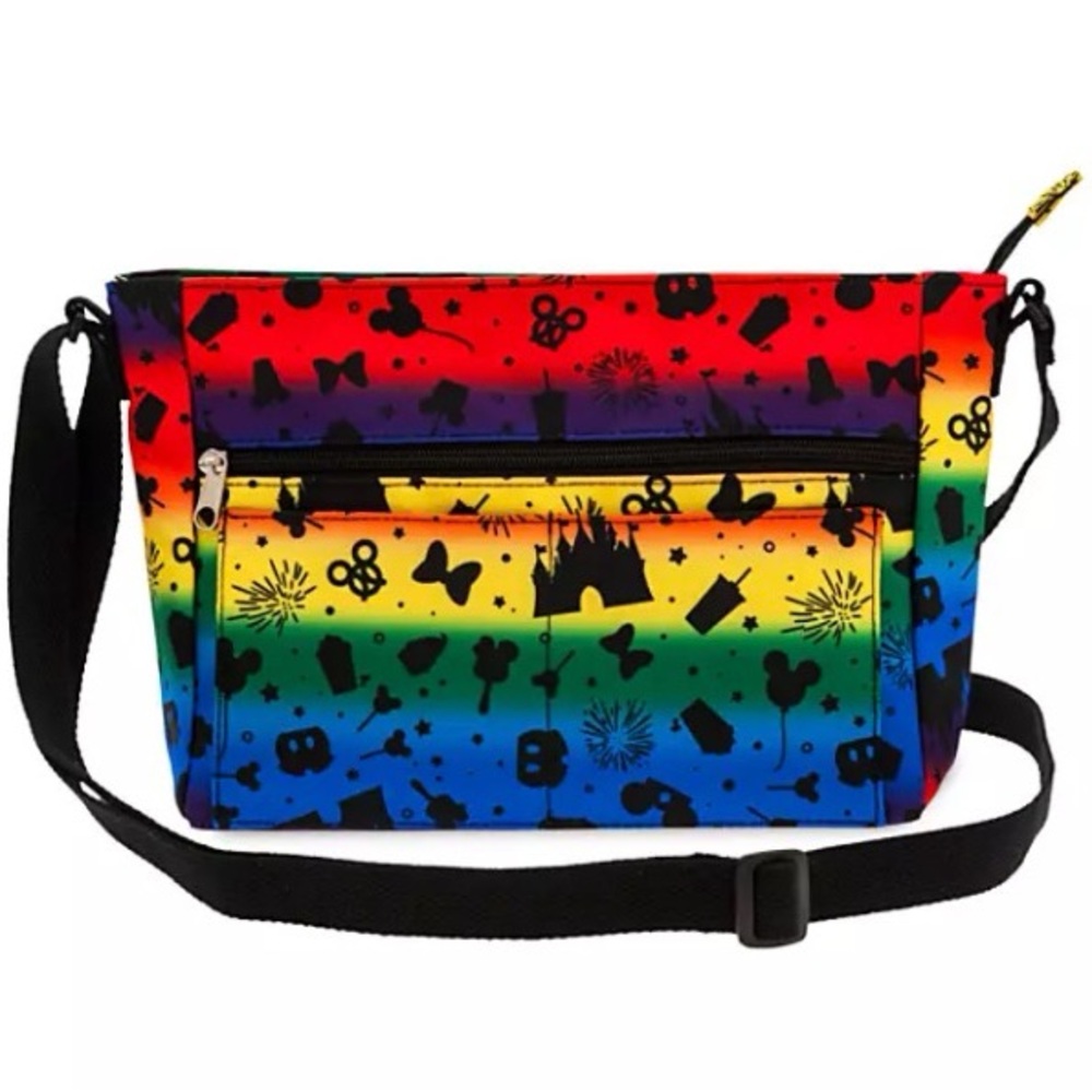 Disney Parks Icons Rainbow Crossbody Bag